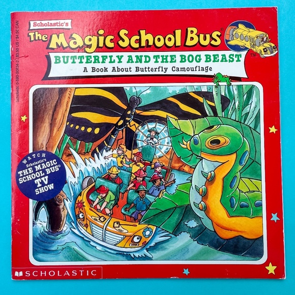 3/$15 The Magic School Bus Butterfly and the Bog Beast, Children's Book - Picture 1 of 3